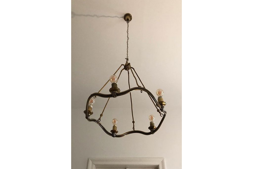  Konrad Friedel — new interpretation of a chandelier by Hugo Gorge, 1930 